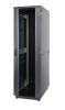 Шкаф Racknet S3000 42U 600 × 600, передняя дверь стекло 1-ств., задняя дверь метал.1-ств., черный