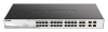 Gigabit Smart Switch with 24 10/100/1000Base-T PoE ports and 4 Gigabit MiniGBIC (SFP) ports 802,3af, 802,3at (port 1-4), power b.