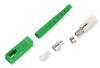 Hyperline FK-STD-SC/SA-SM-APC-GN-S3-GN-200 Клеевой коннектор SC/APC, SM (для одномодового кабеля), simplex, 3.0 мм (200 шт.)