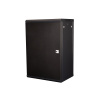 Шкаф 19" телекоммуникационный настенный, 18U 901х600х450 мм, дверь металл, черный