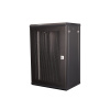 Шкаф 19" телекоммуникационный настенный, 18U 901х600х450 мм, дверь перфорация, черный