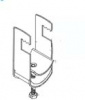 Кабельный хомут профильный под один кабель 16-20 мм (горячий цинк)
