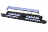 Hyperline PP3-19-16-8P8C-C5E-SH-110D Патч-панель 19", 1U, 16 портов RJ-45 полн. экран., категория 5e, Dual IDC, ROHS, цвет черный