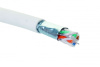 Кабель категории 6, F/UTP, 4 пары, 23 AWG, нг(А)-HF, внутренней прокладки, белый, коробка 305 м