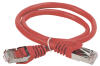  Коммутационный шнур кат. 6 FTP PVC 1м красный
