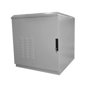 Шкаф уличный всепогодный напольный 9U (800х1000), передняя дверь вентилируемая