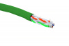 Кабель категории 6, U/UTP, 4 пары, 23 AWG, нг(А)-HF, внутренней прокладки, зеленый, коробка 305 м