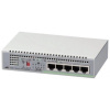 5 port 10/100/1000TX unmanaged switch with internal power supply EU Power Adapter, Configurable with DIP Switch