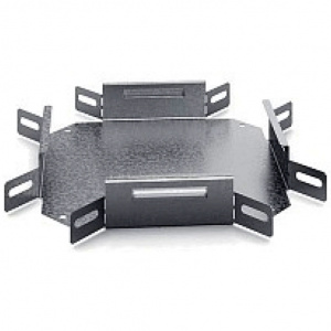 Угловой соединитель крестообразный к лотку 50х50