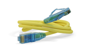 Hyperline PC-LPM-UTP-RJ45-RJ45-C6-5M-LSZH-YL Патч-корд U/UTP, Cat.6 (100% Fluke Component Tested), LSZH, 5 м, желтый