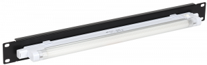  19" осветительная панель, 1U, с ручным вкл., черная