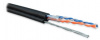 Hyperline UUTP2-C5-S24-SW-OUT-PE-BK-500 (500 м) Кабель витая пара, неэкранированная U/UTP, категория 5, 2 пары (24 AWG), одножильный (solid), с металл