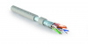 Hyperline FUTP4-C5E-S24-IN-LSLTX-GN-305 (305 м) Кабель витая пара F/UTP, категория 5e, 4 пары (24 AWG), одножильный (solid), экран - фольга, нг(А)-LSL