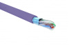 Кабель категории 5e, F/UTP, 4 пары, 24 AWG, нг(А)-LSLTx, внутренней прокладки, фиолетовый, катушка в коробке 305 м