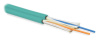 Hyperline FO-D3-IN-503-2-HFLTx-AQ Кабель волоконно-оптический 50/125 (OM3) многомодовый, 2 волокна, duplex, zip-cord, плотное буферное покрытие (tight