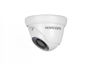 Видеокамера гибридная Novicam HIT 12 (1301), TVI, AHD, CVI и аналог, 720p, 92°, ИК 20 м, 0.3А