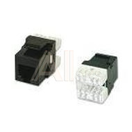 Eurolan Розеточный модуль Keystone категории 3, UTP, 1xRJ12, 6P6C, черный