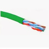 Кабель кат.5е, 4 пары U/UTP, жила 0,51 (+/- 0,01), PVCLS нг(А)-LSLTx, зеленый, катушка 500 м