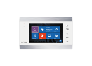 WHITE MAGIC 7 HD Novicam v.4802 - монитор HD видедомофона; TN-TFT дисплей 7"; сенсорные кнопки; поддержка: 2 вызывных панелей (HD/CVBS), 3 видеокамер,