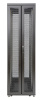 Шкаф Rackcenter D9000 42U 600 × 1000, передняя дверь перфорированная двустворчатая, задняя дверь перфорированная двустворчатая, без боковых стенок, че