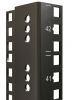 Hyperline CTRM19-47U-RAL9005 19'' монтажный профиль высотой 47U с маркировкой юнитов, для шкафов TTR, TTB, цвет черный RAL9005 (2 шт. в комплекте)