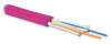 Hyperline FO-D3-IN-504-2-HFLTx-MG Кабель волоконно-оптический 50/125 (OM4) многомодовый, 2 волокна, duplex, zip-cord, плотное буферное покрытие (tight