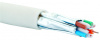 Кабель категории 6A, U/FTP, 4 пары, нг(А)-HF, индивидуально экранированные пары, внутренней прокладки, белый, катушка 500 м