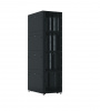 Шкаф серверный ПРОФ напольный колокейшн 44U (600x1000) 4 секции, дверь перфор. 2 шт., черный, в сбор
