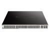 L2 Managed Switch with 48 10/100/1000Base-T ports and 4 100/1000Base-T/SFP combo-ports (48 PoE ports 802.3af/802.3at (30 W), PoE Budget 370 W)