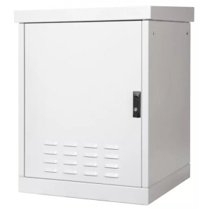 Шкаф уличный всепогодный напольный 21U (600х800), передняя дверь вентилируемая