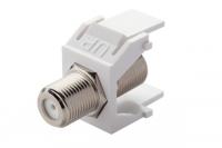 Модуль F-типа EUROLAN Keystone 16B-FT-01WT, белый