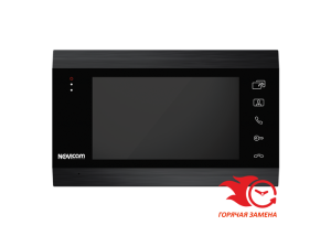 Видеодомофон аналоговый NOVIcam DARK MAGIC 7C (4595), 7”, сенсорные кнопки, AC 220В, DC 12В, 4.8Вт