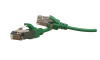 Hyperline PC-LPT-SFTP-RJ45-RJ45-C6-1M-LSZH-GN Патч-корд S/FTP, экранированный, категория 6 (100% Fluke Component Tested), 28AWG, LSZH, 1 м, зеленый