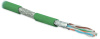 Hyperline SFTP4-C6A-S23-IN-LSZH-GN-500 (500 м) Кабель витая пара, экранированная (S/FTP), категория 6a, 4 пары (23 AWG), одножильный (solid), каждая п