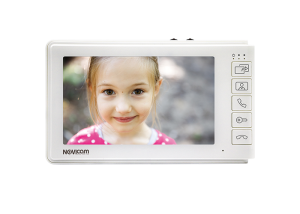 Видеодомофон NOVIcam SMILE 7C (4422), 7”, белый, AC 220В/DC 12В, 0.4А, 4.8Вт