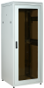 Шкаф сетевой 19" LINEA N 47U 800х800мм стекл. пер. дв. задн. металл. сер.
