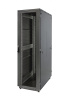 Шкаф Racknet S3000 42U 600 × 1000, передняя дверь стекло 1-ств., задняя дверь метал.1-ств., черный