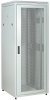 Шкаф сетевой 19" LINEA N 28U 800х800мм перф. пер. дв. задн. металл. сер.