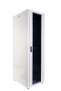 Шкаф телекоммуникационный напольный ЭКОНОМ 48U (800 × 800) дверь стекло, дверь металл