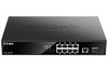 Unmanaged Switch with 9 10/100/1000Base-T ports and 1 1000Base-X SFP ports(8 PoE ports 802.3af/802.3at (30 W), PoE Budget 125 W).