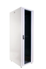 Шкаф телекоммуникационный напольный ЭКОНОМ 48U (600 × 1000) дверь перфорированная 2 шт., цвет черный