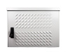 Шкаф всепогодный настенный 18U (Ш600 × Г500), нерж. сталь. компл.  Т1 с контроллером MC1 и датчиками