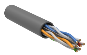  Витая пара U/UTP кат.6 4х2х23AWG PVC серый (305м)