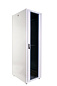 Шкаф телекоммуникационный напольный ЭКОНОМ 42U (800 ×800) дверь стекло, дверь металл